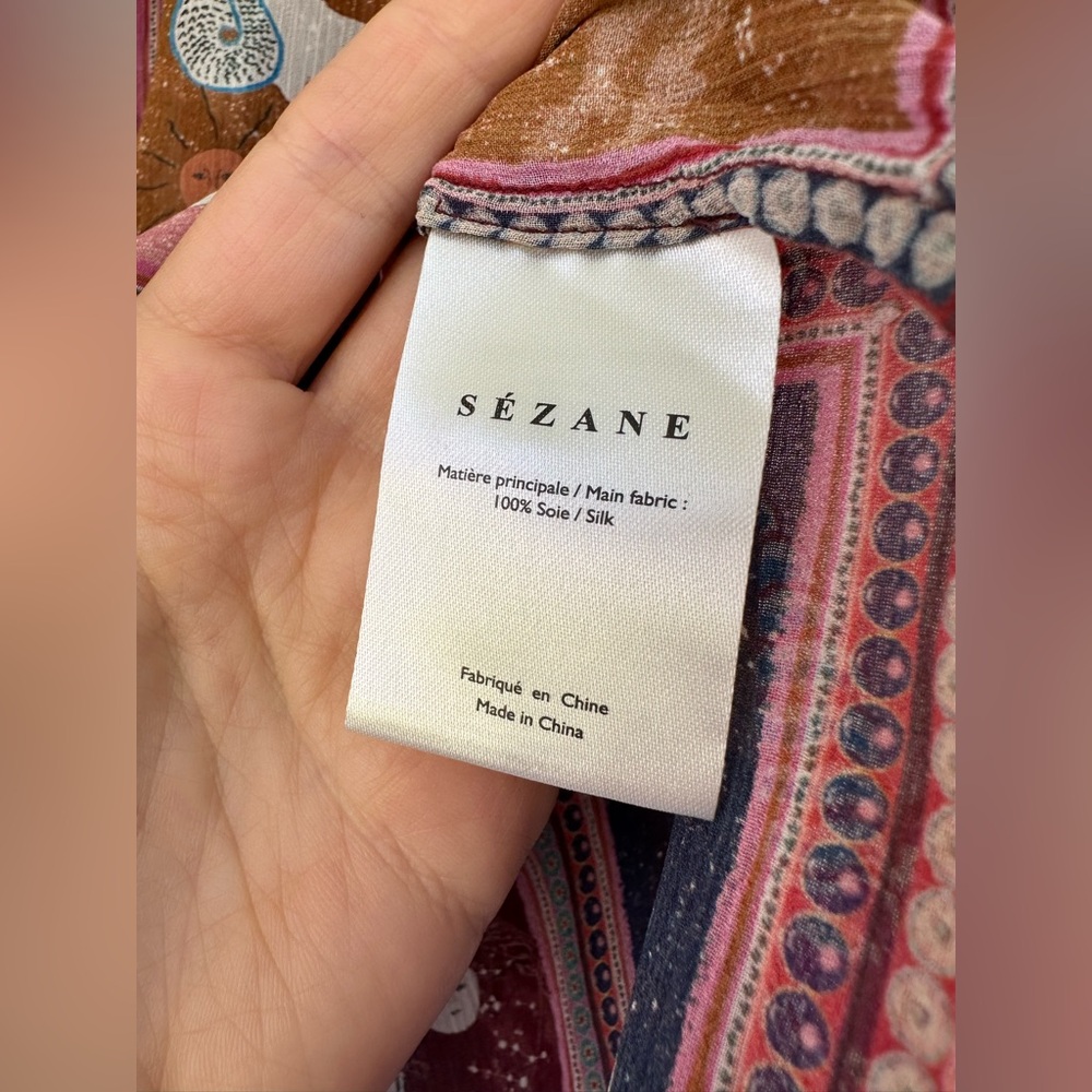 ⚡️RARE Sézane Tianna Astrology Zodiac Blouse - Picture 5 of 6